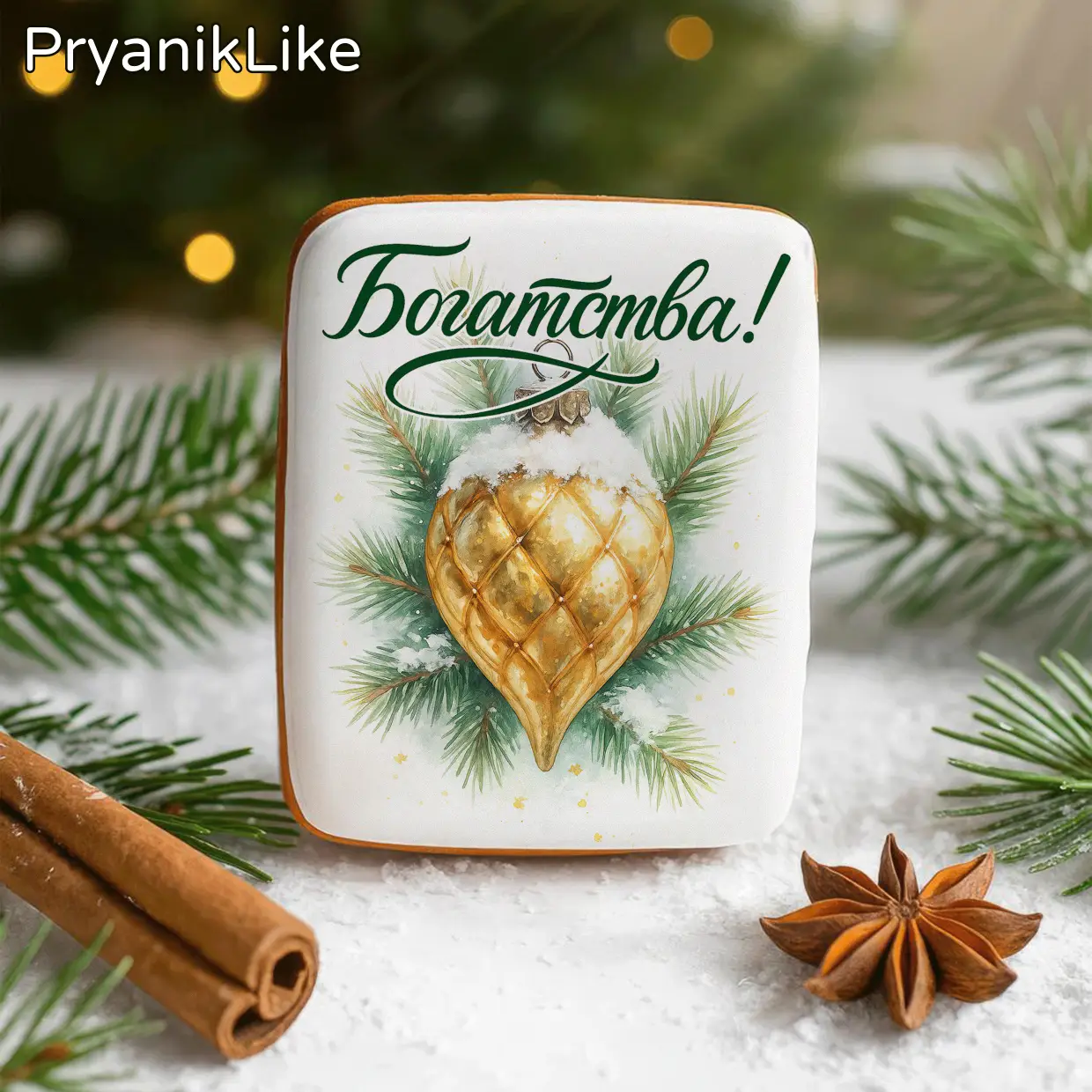 Атмосферные ёлочные игрушки